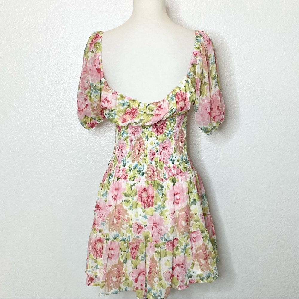 2BELLA Floral Print Milkmaid Dress - Picture 3 of 5